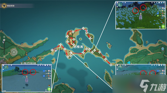 原神4.5血斛采集路线一览 原神4.5血斛速采路线分享