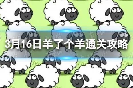 3月16日《羊了个羊》通关攻略 通关攻略第二关3.16