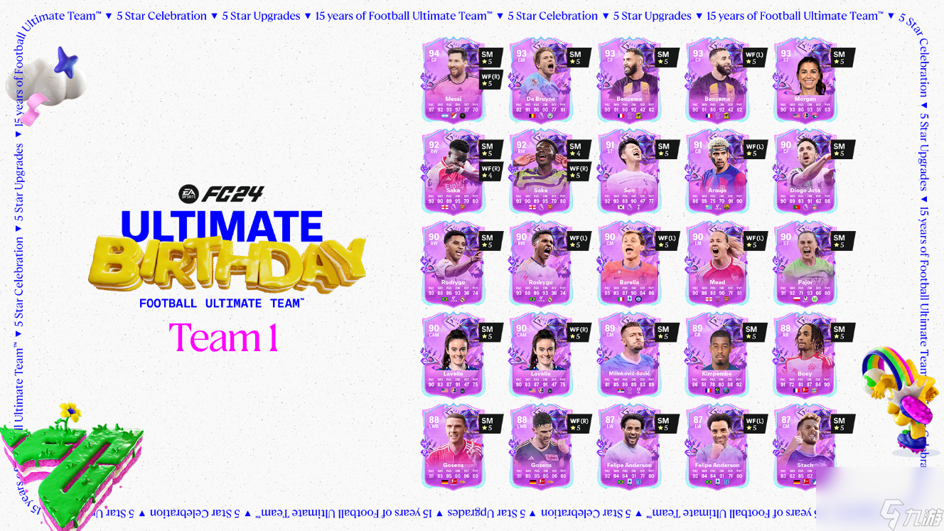 《EA SPORTS FC[em_4oSi] 24》喜迎 ULTIMATE TEAM 15 周年纪念