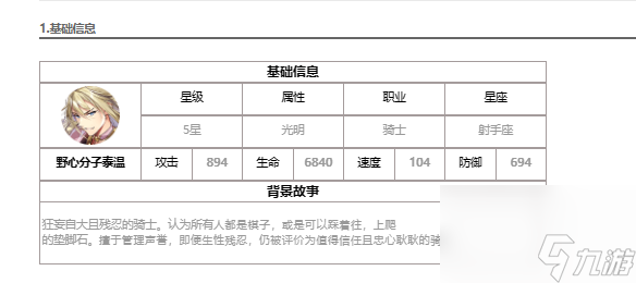 《第七史诗》野心分子泰温怎么样 光泰温介绍