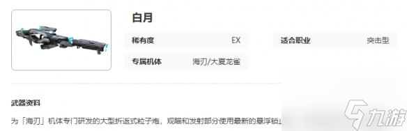 艾塔纪元白月武器图鉴详解