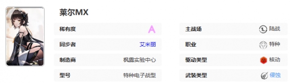 《艾塔纪元》莱尔MX机体一览