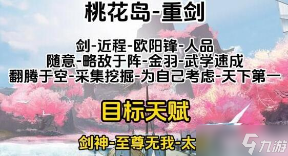 射雕全门派职业天赋推荐一览