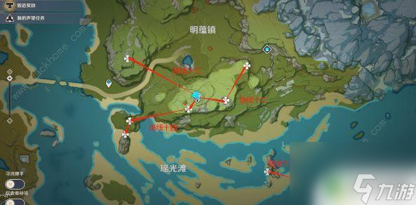 原神清心最像哪种花 原神清心采集点3.5路线图