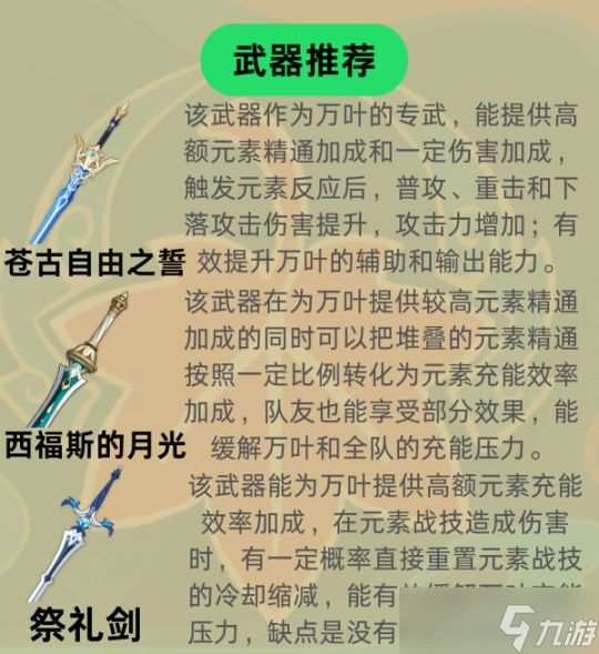 【原神】v4.5角色攻略 | 4.5下半卡池up角色万叶详解