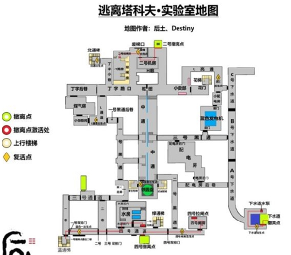 逃离塔科夫全地图撤离点位置介绍图七