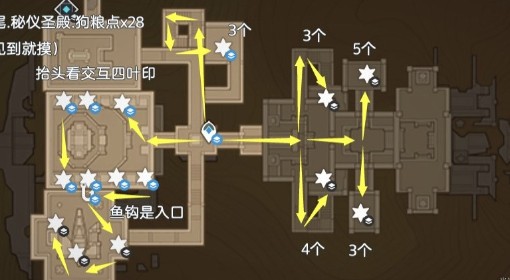 《原神》4.5每日圣遗物调查点及路线分享