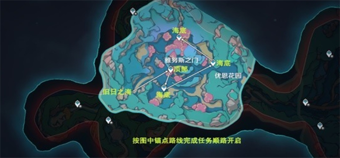 原神4.6旧日之海锚点秘境开图路线分享图六