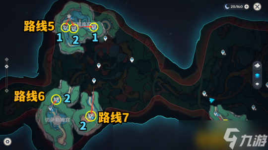 【原神】V4.6攻略 | 赤月之形突破材料：魔像禁卫讨伐路线