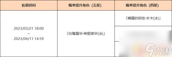 原神3.5下半什么时候开始 原神3.5下半卡池时间介绍