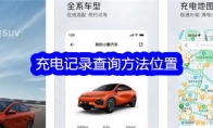 《小鹏汽车》充电记录查询方法位置 