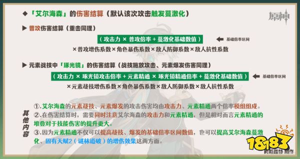 原神艾尔海森天赋加点推荐 艾尔海森技能效果是什么