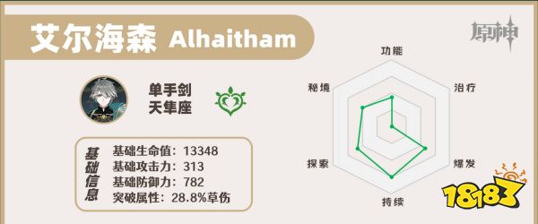 原神艾尔海森值得抽吗 艾尔海森抽取建议