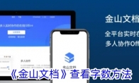 《金山文档》查看字数方法 
