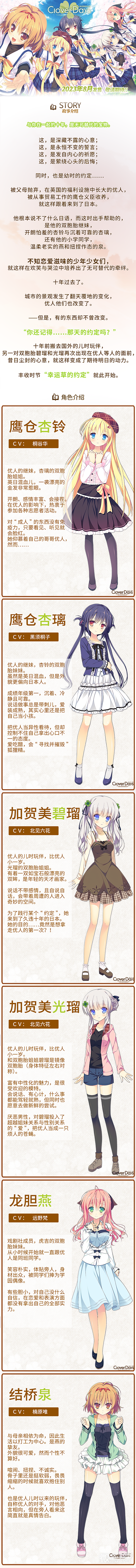 美少女游戏幸运草的约定上架steam 