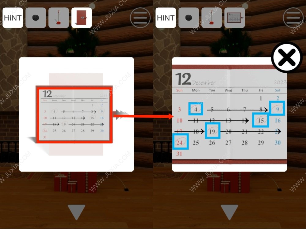 密室逃脱圣诞屋攻略 EscapeGameSantaHouse攻略下