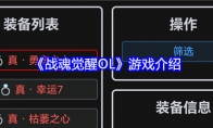 《战魂觉醒OL》游戏介绍