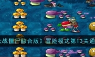 《植物大战僵尸融合版》冒险模式第13关通关攻略