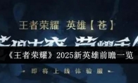 《王者荣耀》2025新英雄前瞻一览 