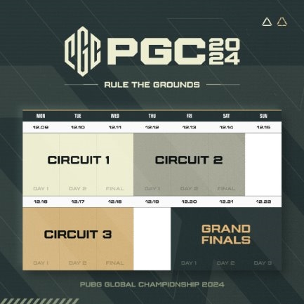 PUBG PGC2024全球总决赛火热开赛，PCL赛区6支战队强势出征！