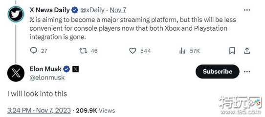 PS5和PS4宣布停止支持推特 马斯克：我正在调查 
