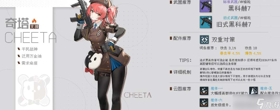 《少女前线2追放》奇塔值得培养吗 