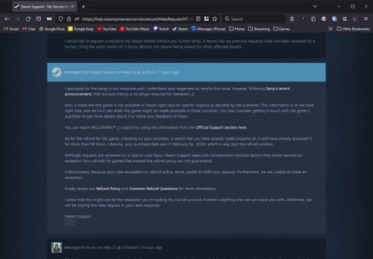 Steam官方表示限制《地狱潜者2》上架国家的是索尼 而非Steam