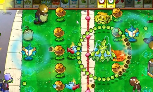 PVZ杂交版益智模式继续夹击图文通关流程