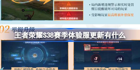 王者荣耀S38赛季体验服更新有什么-S38赛季体验服更新内容介绍 