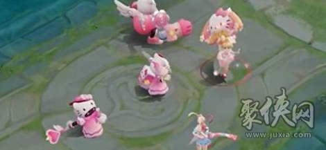 王者荣耀HelloKitty小兵皮肤特效展示 HelloKitty小兵皮肤外观特效好看吗